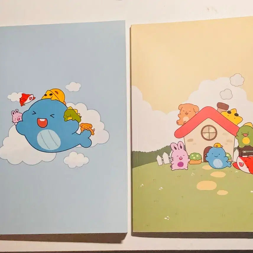 [BUNJANG] Jam Puddle Pop-up Note Set (2 Types) / 잠뜰팝업 노트 세트_2종류