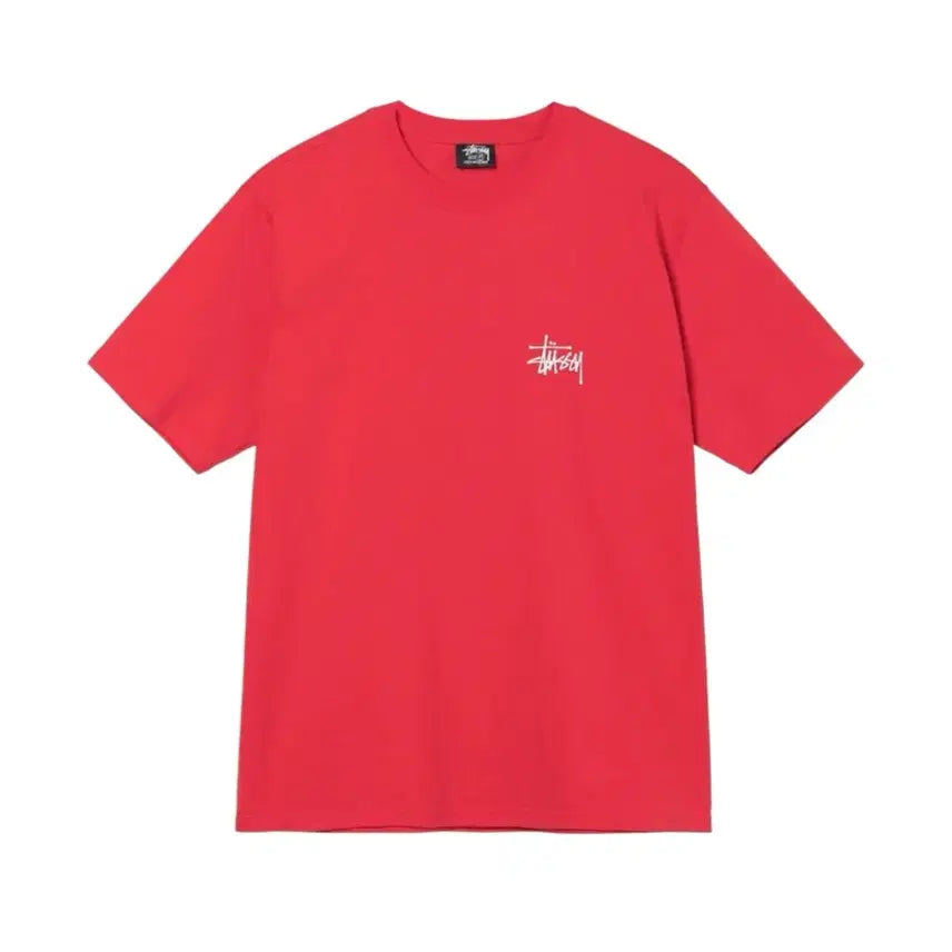 [BUNJANG] Stussy Basic T-Shirt Red XL / XL) 스투시 베이직 티셔츠 레드