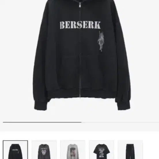 [BUNJANG] Politeuro Berserk Band of Falcon 4 Hoodie / 폴리테루 베르시르크 집 후디 밴드 오브 팔콘 4