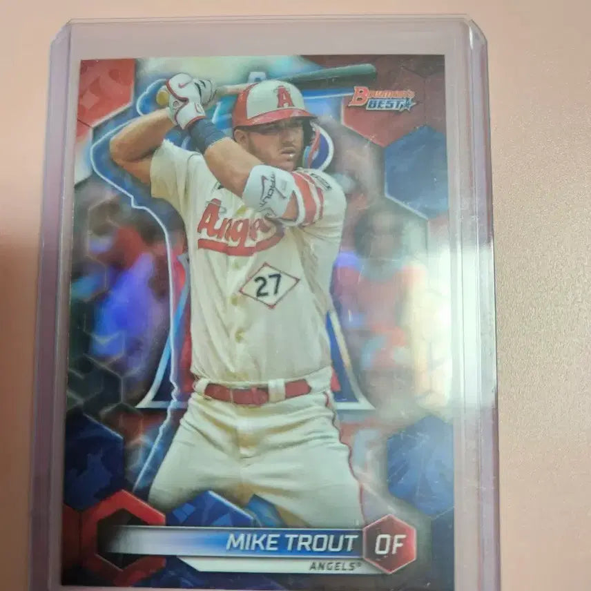 [BUNJANG] Los Angeles Angels Mike Trout 2023 Bowman Best Refractor / 에인절스)마이크 트라웃 2023 바우만베스트 리플렉터