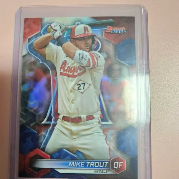 [BUNJANG] Los Angeles Angels Mike Trout 2023 Bowman Best Refractor / 에인절스)마이크 트라웃 2023 바우만베스트 리플렉터