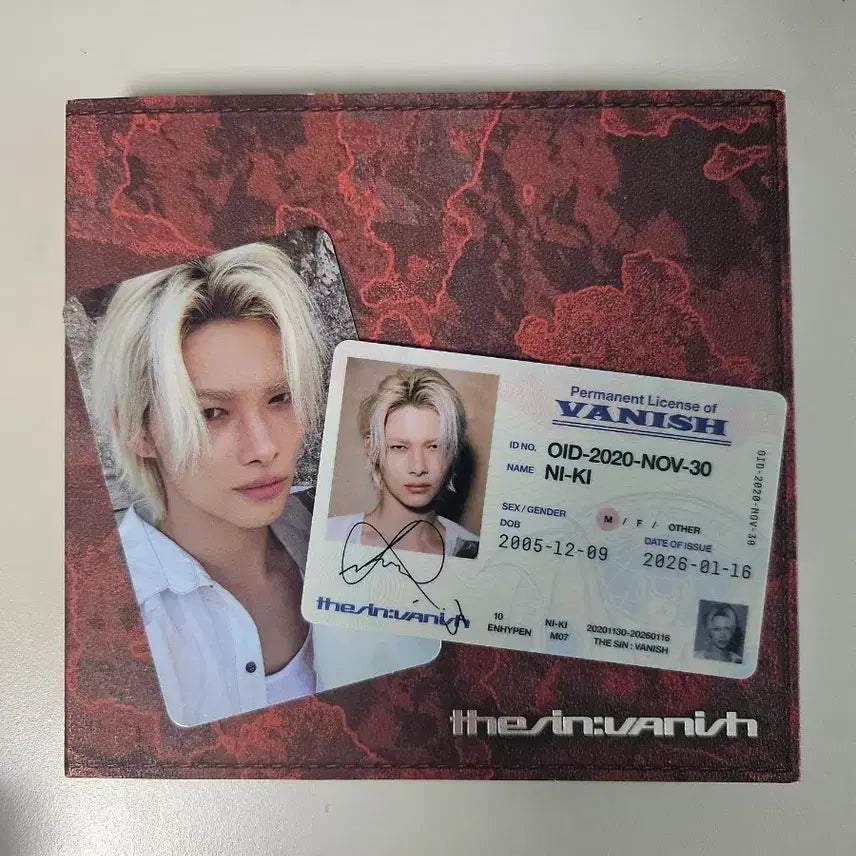 [BUNJANG] ENHYPEN THE NEWSIES VANISH Engine Ver. NI-KI Photocard / 엔하이픈 더신배니시 엔진반 니키 ver.