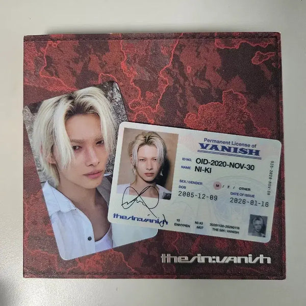 [BUNJANG] ENHYPEN THE NEWSIES VANISH Engine Ver. NI-KI Photocard / 엔하이픈 더신배니시 엔진반 니키 ver.