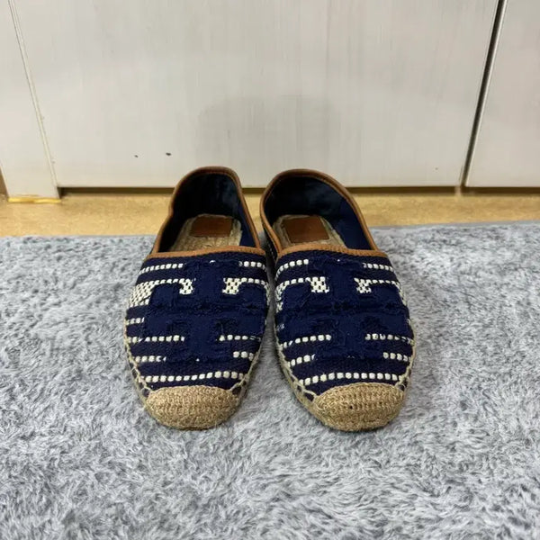 [BUNJANG] Tory Burch Canvas Espadrilles / 토리버치 캔버스 에스파듀 (260)