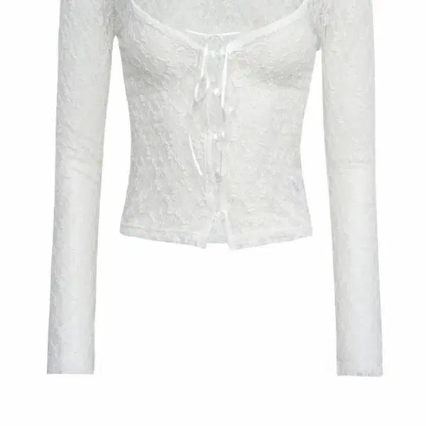 [BUNJANG] 3Times Romantic Lace Cardigan / 쓰리타임즈 Romantic lace cardigan 로맨틱 레이스 가디건