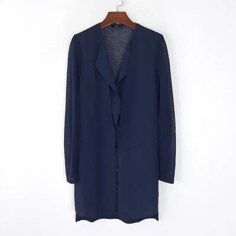 [BUNJANG] Renoma Women's Drape Sheer Cardigan Jacket S / 레노마 여성 드레이프 시스루 가디건 자켓 S