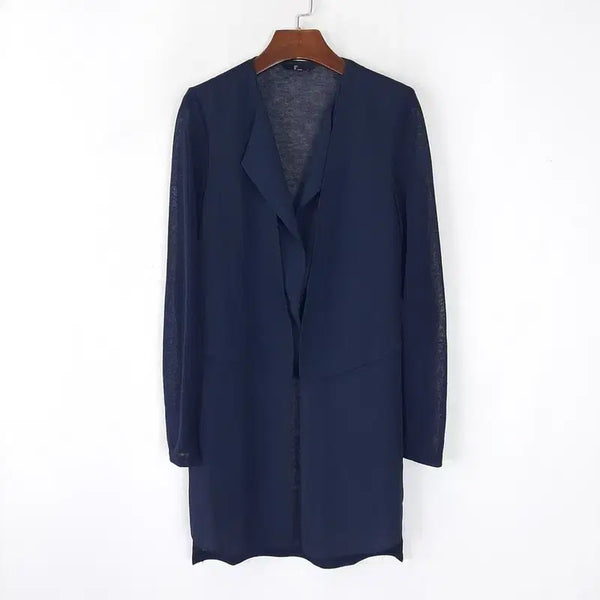 [BUNJANG] Renoma Women's Drape Sheer Cardigan Jacket S / 레노마 여성 드레이프 시스루 가디건 자켓 S