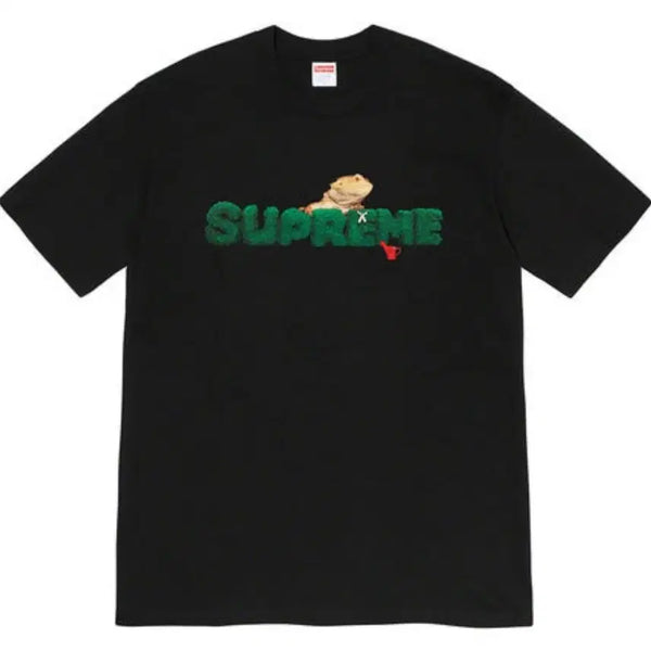 [BUNJANG] Supreme Lizard Tee Black 20SS / 슈프림 도마뱀 티셔츠 블랙 20SS Supreme Lizard Tee