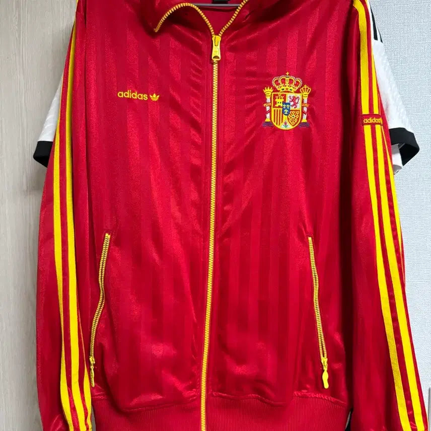 [BUNJANG] Adidas Spain National Team Track Top Jersey (2005) / 아디다스 스페인 국대 트랙탑 져지 (2005)