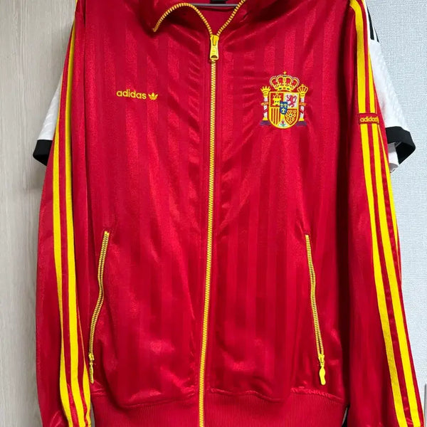 [BUNJANG] Adidas Spain National Team Track Top Jersey (2005) / 아디다스 스페인 국대 트랙탑 져지 (2005)