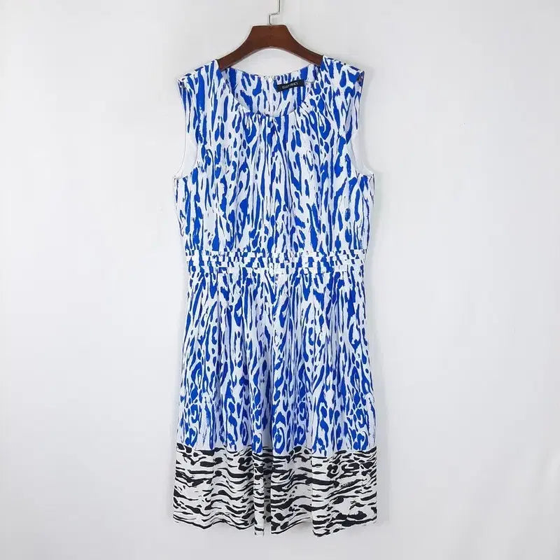 [BUNJANG] Ellen Tracy Sleeveless Printed Dress / 엘렌트레이시 프린팅 민소매원피스 14
