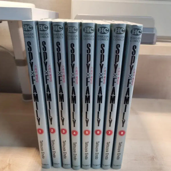 [BUNJANG] Spy x Family Manga Volume 1-8 Set / 스파이 패밀리 만화책 1~8권 세트