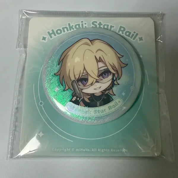 [BUNJANG] Honkai Star Rail Aventurine Official Campaign Can Badge / 붕괴 스타레일 붕스 어벤츄린 공훈 캔뱃지