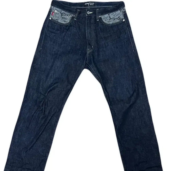 [BUNJANG] 00s Stussy Rough&Rugged Denim Size 32 / 32) 00s Stussy Rough&Rugged Denim