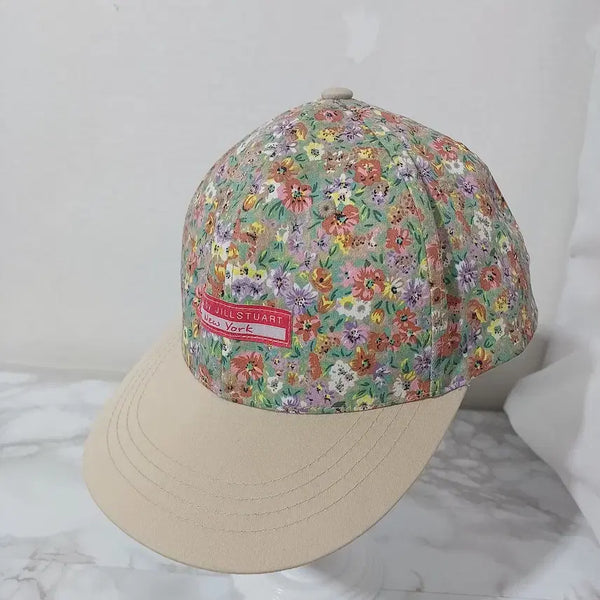 [BUNJANG] JILLSTUART NEW YORK Women's Floral Print Ball Cap / 질스튜어트 뉴욕 여성 꽃무늬 볼캡 모자 (26F15)