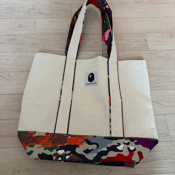 [BUNJANG] BAPE Camo Pattern Tote Bag / 베이프 카모 패턴 토트백