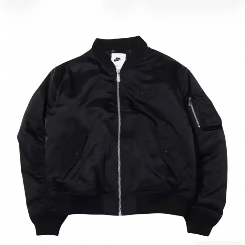 [BUNJANG] Nike NSW Air Bomber Jacket Black L / 나이키 NSW 에어 봄버 자켓 블랙 L
