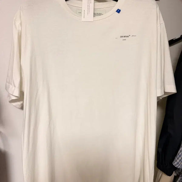 [BUNJANG] Off-White Short-Sleeve T-Shirt White / 오프화이트 반팔 티셔츠 화이트