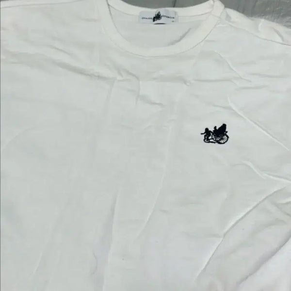 [BUNJANG] WooWakGood Chari T-Shirt White (S) / 우왁굳 차가리 반팔티 화이트 s