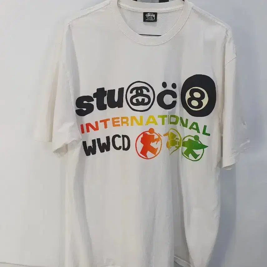 [BUNJANG] Stussy x CPFM Short Sleeve T-Shirt White XL / 스투시 반팔티 cpfm 화이트 xl