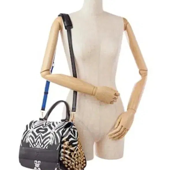 [BUNJANG] MCM Zebra Print Tote & Crossbody Bag / MCM지브라 토트&크로스백