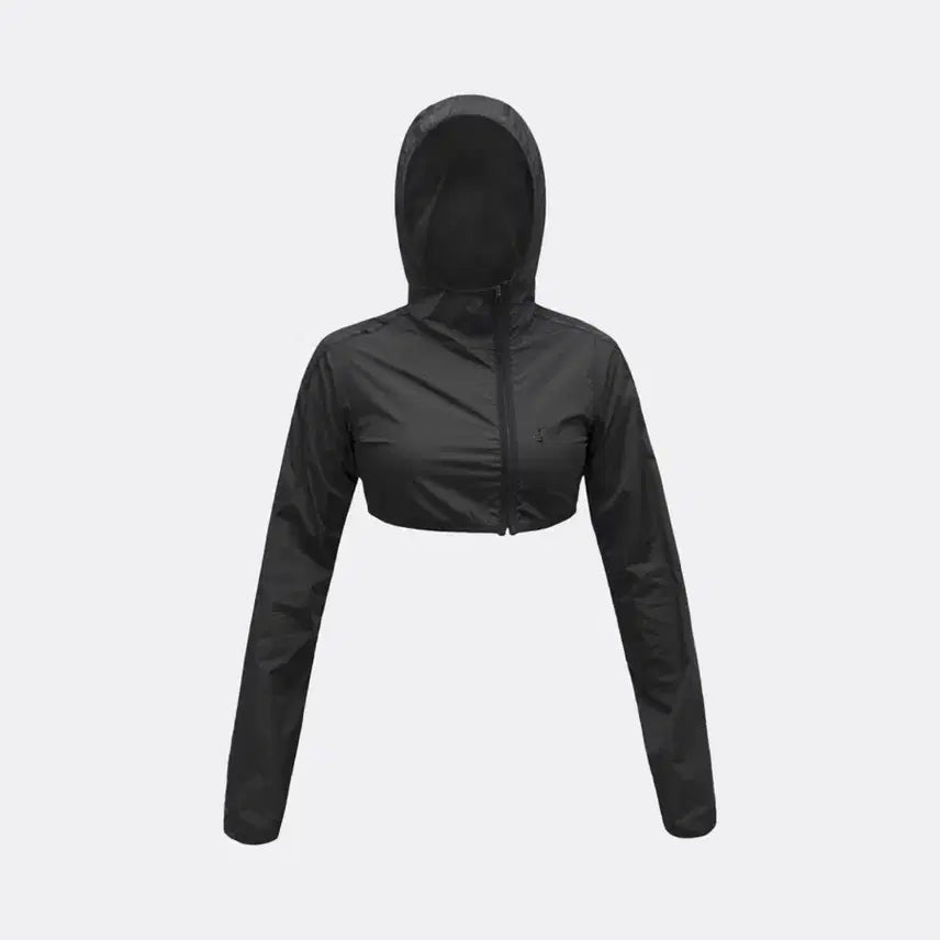 [BUNJANG] Ohhos Hoodie Bolero Maxi 2-Piece Set Black / 오호스 HOODIE BOLERO MAXI 2-PIECE BOLERO