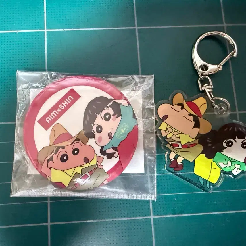 [BUNJANG] Aimyon Crayon Shin-chan Badge & Keychain Bundle Set / 아이묭 짱구 뱃지 , 키링 일괄