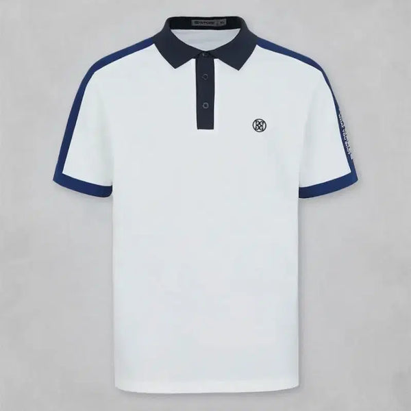 [BUNJANG] G/FORE Knit Hybrid Short Sleeve Polo T-Shirt / 지포어 니트 하이브리드 숏 슬리브 폴로 티셔츠