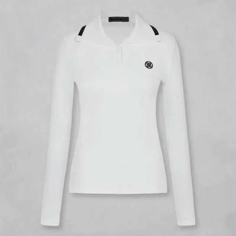[BUNJANG] G/FORE Cool Stretch Ribbed Long Sleeve Polo T-Shirt / 지포어 쿨 스트레치 골지 롱 슬리브 폴로 티셔츠