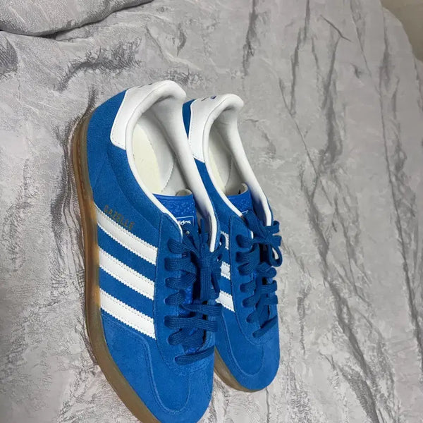 [BUNJANG] Adidas Gazelle Indoor Sneakers Blue Suede Size 270 / 아디다스 가젤 인도어 운동화 270