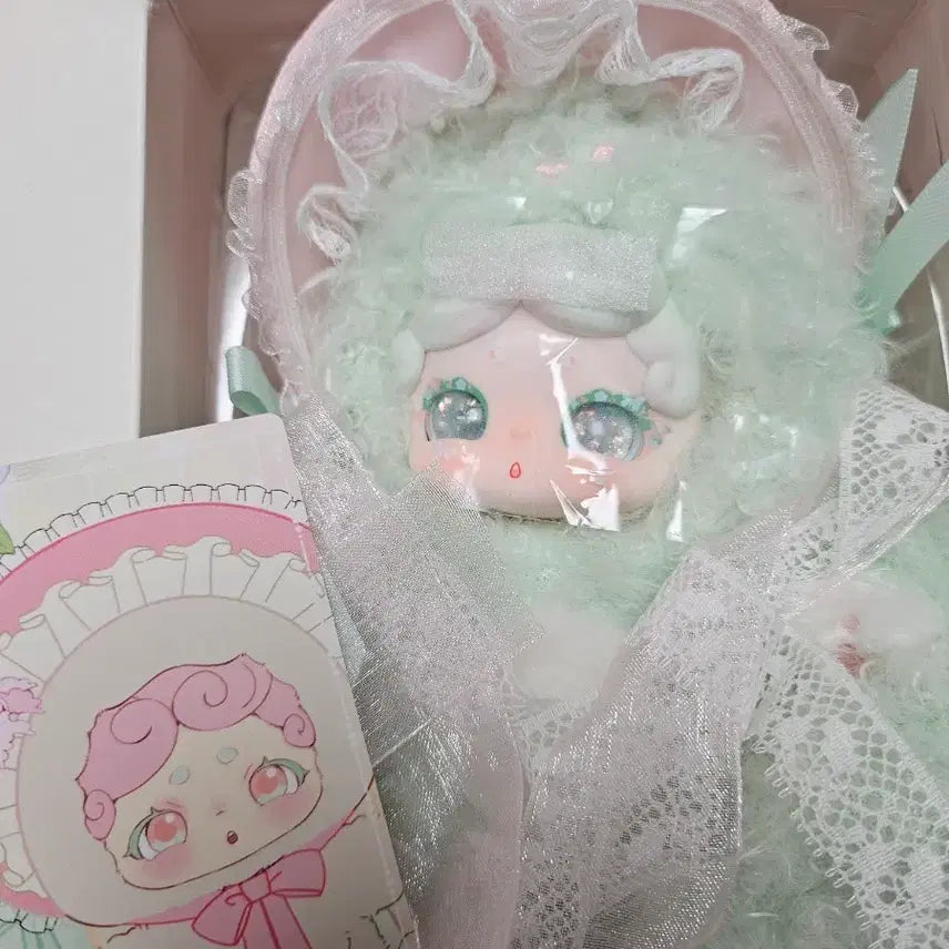 [BUNJANG] Bam Tokki V6 Teatime Garden Mint Ppogueli (Two Eyes) / 밤토끼 v6 티타임가든 민트뽀글이 (투눈)