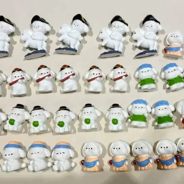 [BUNJANG] Dog Style Mini Figurines Bundle Set / 강아지 스타일 미니 피규어(일괄)