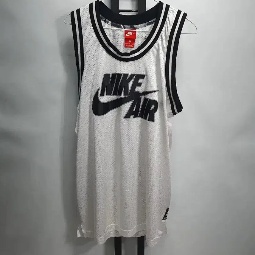 [BUNJANG] Nike Air Tank Basketball Jersey White / 나이키 민소매 에어 탱크 농구 져지 나시티 화이트 L