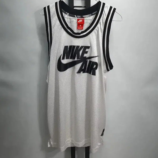 [BUNJANG] Nike Air Tank Basketball Jersey White / 나이키 민소매 에어 탱크 농구 져지 나시티 화이트 L