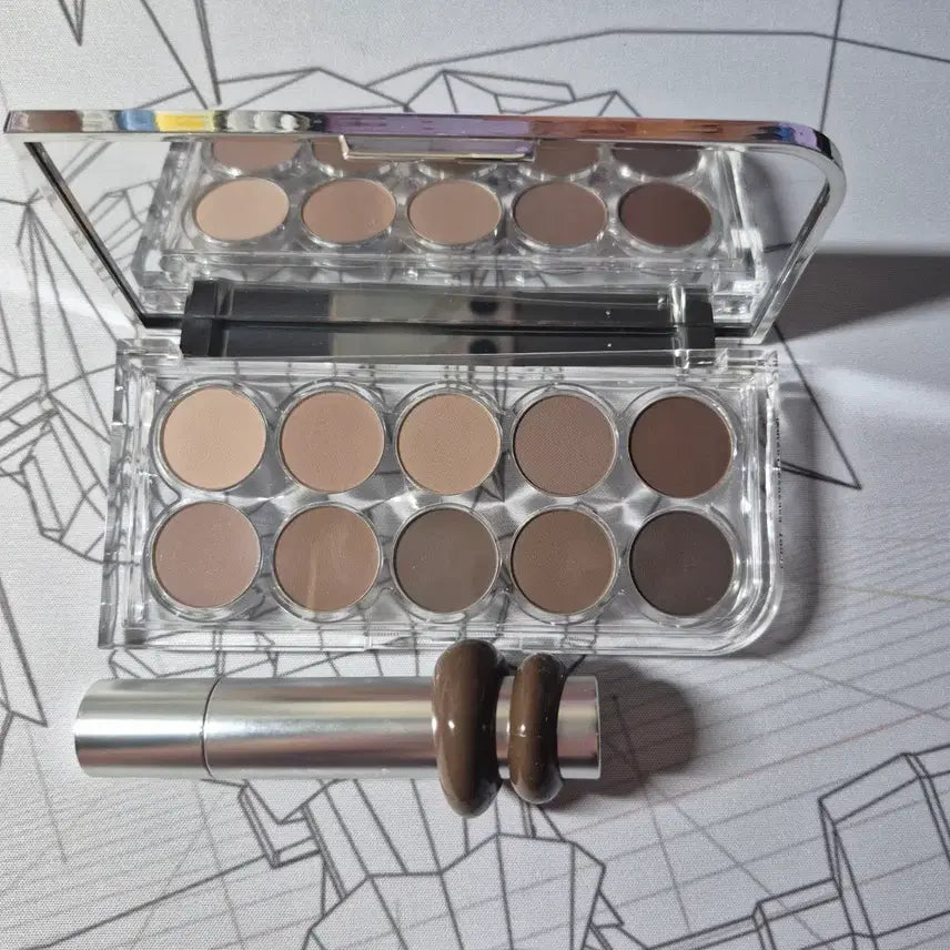 [BUNJANG] LUMIR Eye Palette Midnight Ash & Earthy Brown Tint Bundle Set / 루미르 아이팔레트 미드나잇 애쉬 무지개멘션 틴트 얼씨브라운 일괄