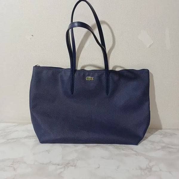 [BUNJANG] Lacoste Genuine Leather Shopper Bag (26E182) / 라코스테 소가죽 쇼퍼백 (26E182)