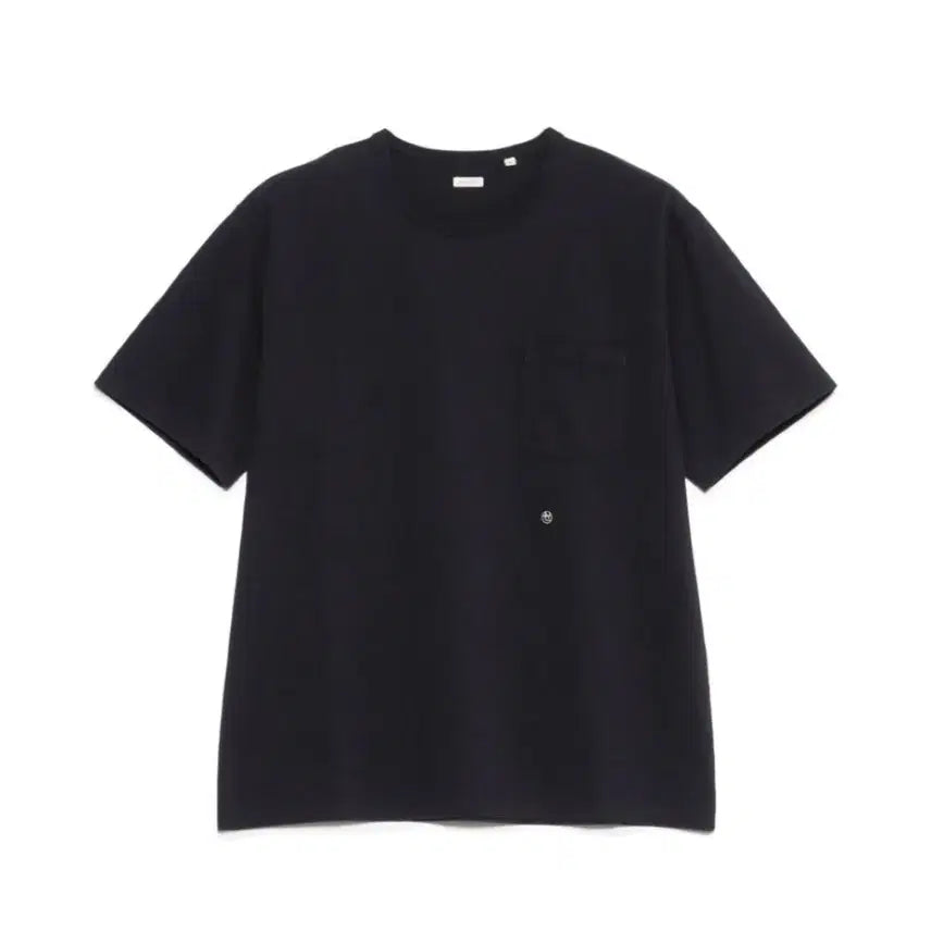 [BUNJANG] Nanamica Coolmax Jersey Pocket T-Shirt (Black/Grey) / 나나미카 반팔 쿨맥스 저지 포켓 티셔츠 (블랙/그레이)