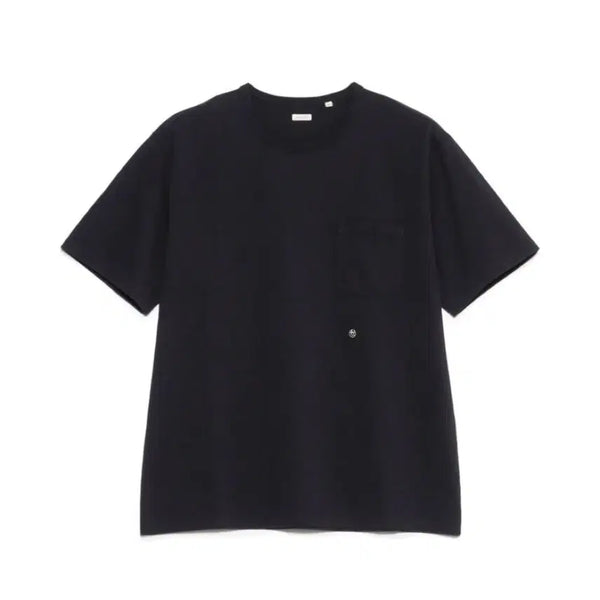 [BUNJANG] Nanamica Coolmax Jersey Pocket T-Shirt (Black/Grey) / 나나미카 반팔 쿨맥스 저지 포켓 티셔츠 (블랙/그레이)