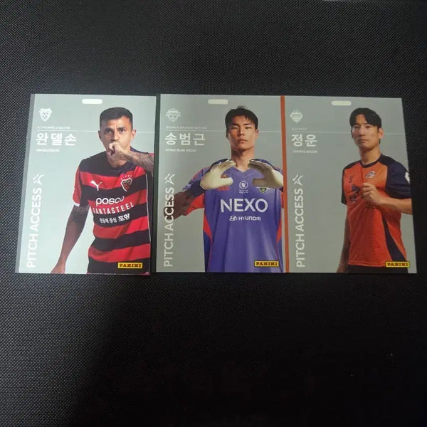 [BUNJANG] 2026 Panini K League Base Silver Parallel Wanderson, Song Bum-keun, Jeong Woon / 2026 파니니  k리그 베이스  실버 패러렐 판매