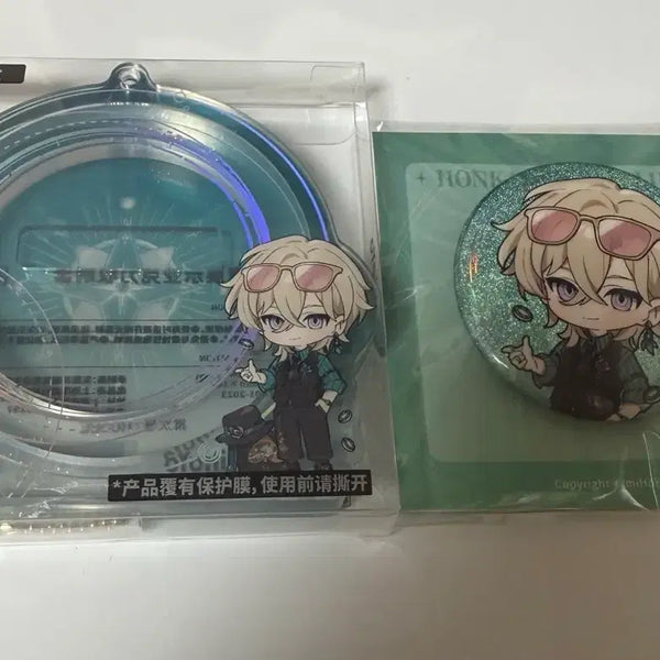[BUNJANG] Honkai: Star Rail Acheron TaoBao Exclusive Can Badge Acrylic Case Keychain / 붕괴 스타레일 붕스 어벤츄린 타오바오 특전 캔뱃지 아크릴 케이스 키링