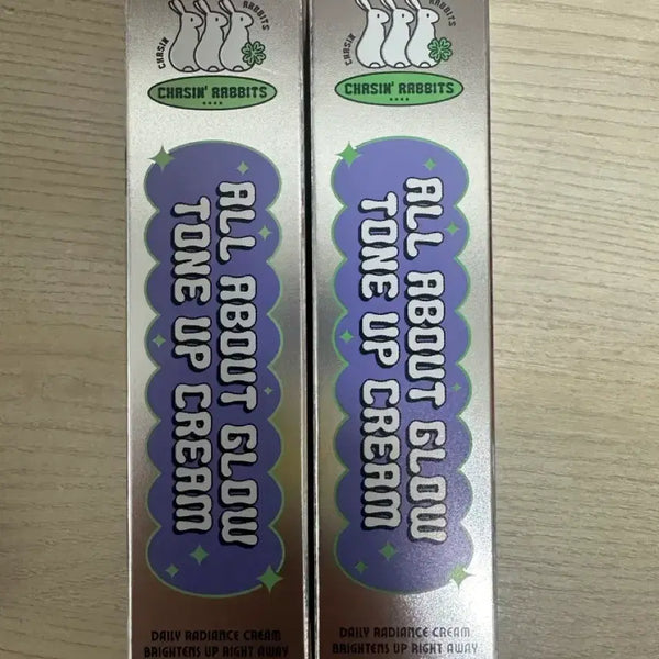 [BUNJANG] Chasing Rabbit All About Glow Tone-Up Cream (2 pcs) / 새상품 / 체이싱래빗 톤업크림 2개