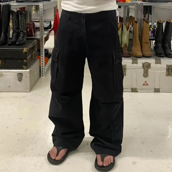 [BUNJANG] 291295 HOMME 90s 3D Cargo Wide Pants L / 90's 291295 HOMME 3d cargo wide pants