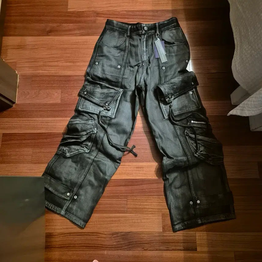 [BUNJANG] DNSR Black Cargo Denim Pants (L) / dnsr 카고데님 블랙 (L)