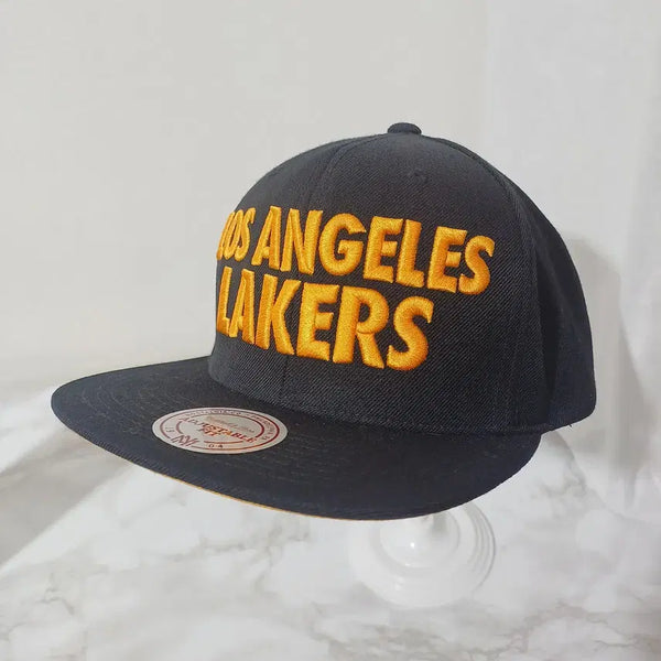[BUNJANG] Mitchell & Ness Lakers NBA Snapback Hat / 미첼앤네스 레이커스 NBA 스냅백 모자 (26F9)
