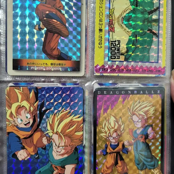 [BUNJANG] Dragon Ball Z Prism Cards - Set of 4 / 드래곤볼Z프리즘 카드 4종
