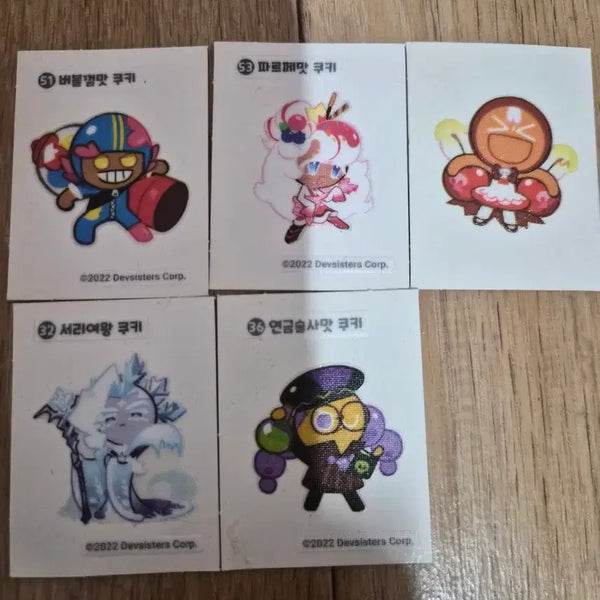 [BUNJANG] Cookierun Sticker Set / 쿠키런 띠부씰