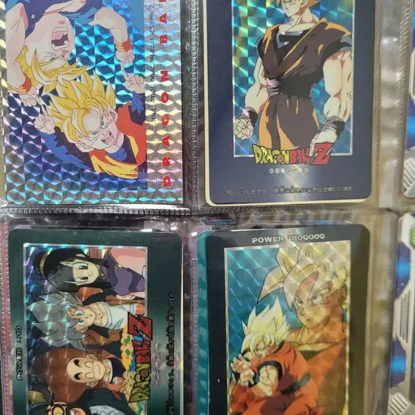 [BUNJANG] Dragon Ball Z Prism Card Set (4 Cards) / 드래곤볼Z 프리즘카드 4장 세트
