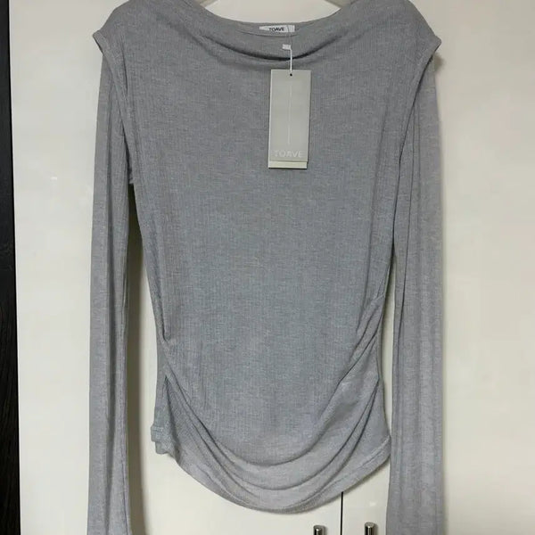 [BUNJANG] Toabe Sheer Long Sleeve T-Shirt Set / 토아베 시스루 긴팔티셔츠