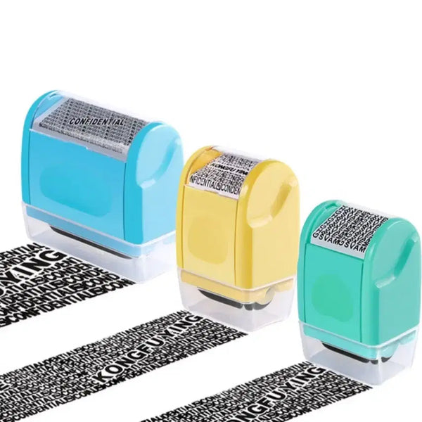 [BUNJANG] Large Privacy Roller Stamp with Security Eraser / 개인정보 보호 롤러 스탬프 보안 지우개 대형