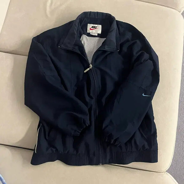 [BUNJANG] Nike Windbreaker Navy M / 나이키 바람막이 네이비 m